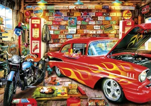 Retro Garage - 500pc Jigsaw Puzzle By Buffalo Games