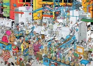 Crowd Pleasers: Candy Factory - 1000pc Jigsaw Puzzle by Ceaco
