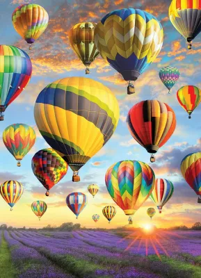 Hot Air Balloons - 1000pc Jigsaw Puzzle by Jack Pine