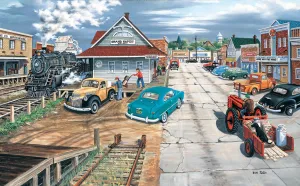 Tracking Memories - 300pc Large Format Jigsaw Puzzle by SunsOut