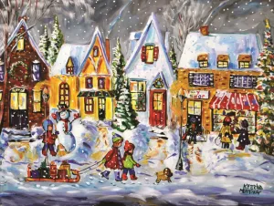 Mertikas: A December Evening - 750pc Jigsaw Puzzle By Standout Puzzles