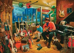 Crossroads Music Store - 1000pc Jigsaw Puzzle By Cobble Hill