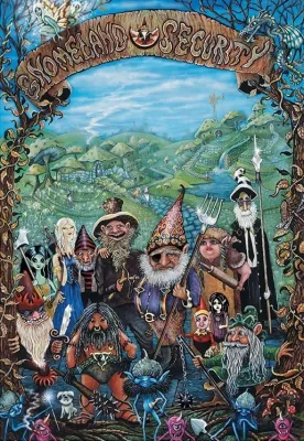 Dubois: Gnomeland Security - 1000pc Jigsaw Puzzle by Pomegranate