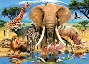 Animal Planet: Safari Adventure - 1000pc Jigsaw Puzzle by Masterpieces