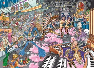 WASGIJ: Destiny 16, Old Time Rockers! - 1000pc Jigsaw Puzzle By Jumbo