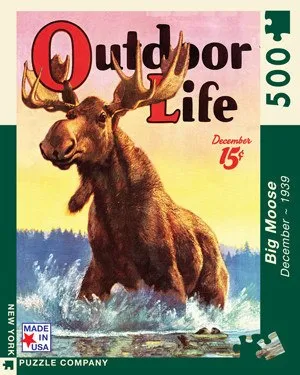Big Moose - 500pc Jigsaw Puzzle by New York Puzzle Co.