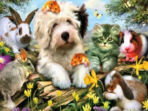 Harmony: Furry Friends - 550pc Jigsaw Puzzle by Ceaco