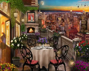 New York Evening - 1000pc Jigsaw Puzzle by Vermont Christmas Company