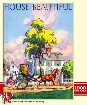 Country Town - 1000pc Jigsaw Puzzle by New York Puzzle Company