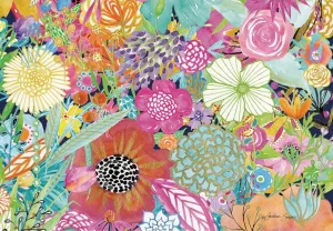 Garden Wildflowers - 1000pc Jigsaw Puzzle by Lang