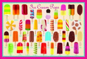 Ice Cream Pops - 100pc Jigsaw Puzzle by Eurographics