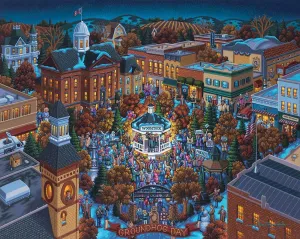 Groundhog Day - 500pc Jigsaw Puzzle by Dowdle