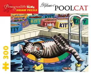 Kilban: Pool Cat - 300pc Jigsaw Puzzle by Pomegranate