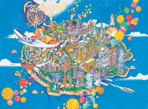 World Treasures Puzzle - 500pc Jigsaw Puzzle by Tomax
