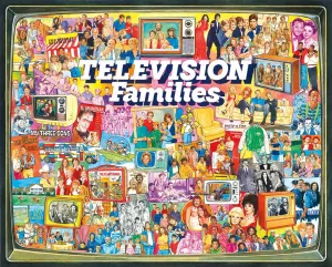 TV Families - 1000pc Jigsaw Puzzle by White Mountain