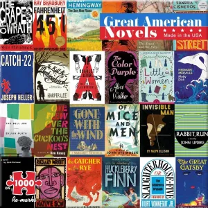 Great American Novels - 1000pc Jigsaw Puzzle By Re-marks