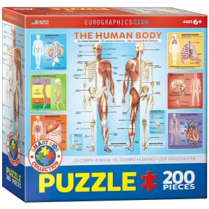 The Human Body - 200pc Jigsaw Puzzle by EuroGraphics