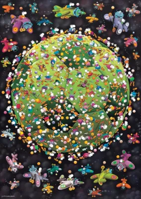 Mordillo: Football - 1000pc Jigsaw Puzzle By Heye