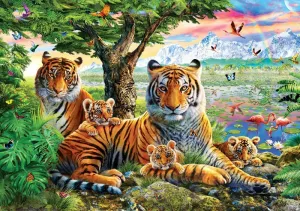 Amazing Nature: Hidden Tigers - 500pc Jigsaw Puzzle by Buffalo Games