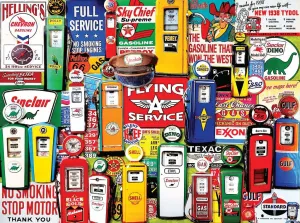 Gas Pumps - 550pc Jigsaw Puzzle by White Mountain
