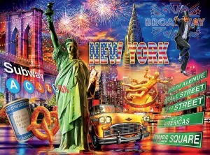Cities: New York - 1000pc Jigsaw Puzzle by Ceaco