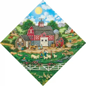 Barnyard Menagerie - 500pc Jigsaw Puzzle by Masterpieces