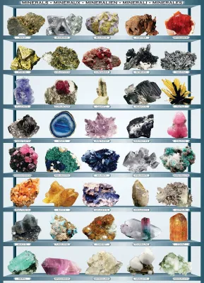 Minerals - 1000pc Jigsaw Puzzle by Eurographics