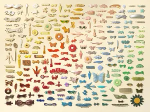 Barrettes - 1000pc Jigsaw Puzzle by New York Puzzle Company