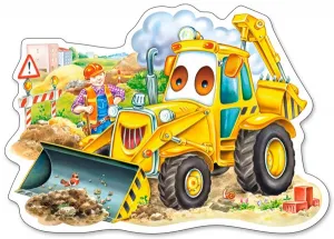 A Smiling Digger - 15pc Jigsaw Puzzle By Castorland