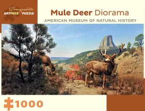 Mule Deer Diorama - 1000pc Jigsaw Puzzle by Pomegranate