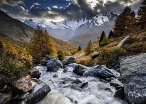 Mountain Stream - 1000pc Jigsaw Puzzle By Heye