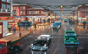Main Street Tis the Season - 300pc Jigsaw Puzzle By Sunsout
