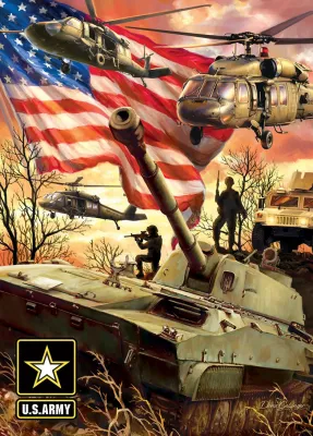 US Army: Army Firepower - 1000pc Jigsaw Puzzle By Masterpieces