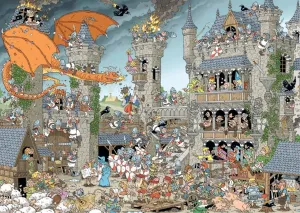Pieces of History: The Castle - 1000pc Jigsaw Puzzle By Jumbo