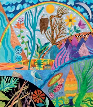 Houck: Curling, Swirling, Twirling &amp; Unfurling - 300pc Jigsaw Puzzle by Pomegranate