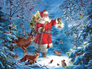 Wilderness Santa - 1000pc Jigsaw Puzzle by Sunsout