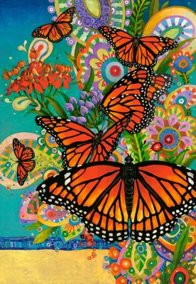 Monarch Madness - 1000pc Jigsaw Puzzle By Castorland