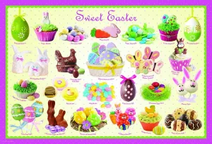 Sweet Easter - 100pc Jigsaw Puzzle by Eurographics