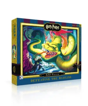 Defeating the Basilisk - 500pc Jigsaw Puzzle by New York Puzzle Company
