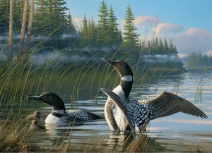 Common Loons - 1000pc Jigsaw Puzzle by Cobble Hill