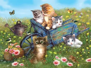 Field Trip for Kittens - 300pc Large Format Jigsaw Puzzle by SunsOut