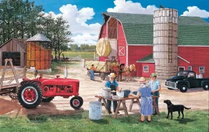 Lunchtime on the Farm - 30pc Jigsaw Puzzle by Sunsout