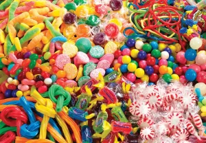 Candy Mania - Colorluxe - 1000pc Jigsaw Puzzle by Lafayette Puzzle Factory