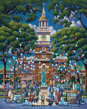 Independence Hall - 500pc Jigsaw Puzzle by Dowdle