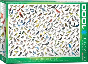 The World of Birds - 1000pc Jigsaw Puzzle by Eurographics