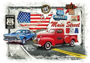 Route 66 - 1000pc Jigsaw Puzzle by Piatnik