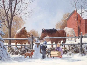 Frosty's Friends - 1000pc Jigsaw Puzzle by Jack Pine