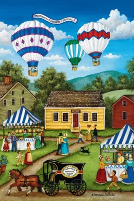 World's Smallest: Blueberry Festival - 1000pc Jigsaw in a Tin Puzzle by Masterpieces
