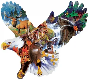 Forest Eagle - 1000pc Jigsaw Puzzle by Sunsout
