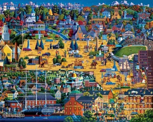 Best of Massachusetts - 500pc Jigsaw Puzzle by Dowdle